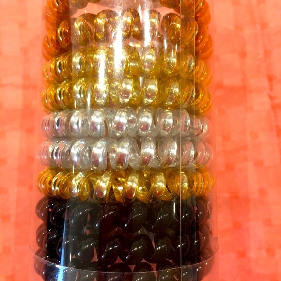 SPIRAL HAIR TIES NO CREASE PONYTAIL 10 PC! - Picture 6 of 10